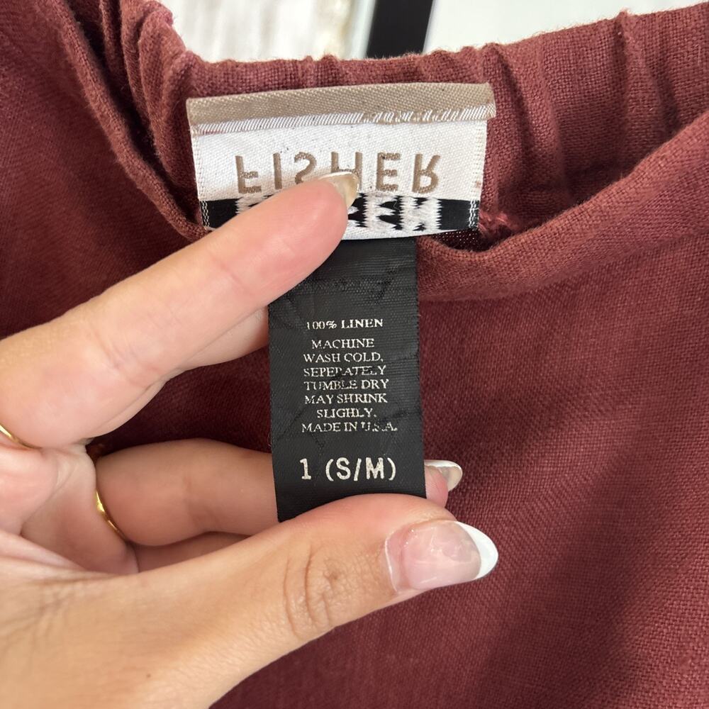 Eileen Fisher Maroon Skirt Size 1 (S/M) - Picture 10 of 10
